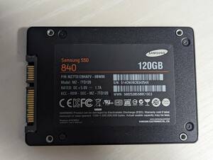 SAMSUNG SSD120GB【動作確認済み】2606　