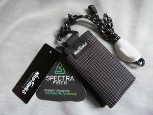 未使用 WILD THINGS ワイルドシングス ネックウォレット 三つ折り 小型 財布 SPECTRA FIBER スペクトラファイバー ナイロン 送料無料
