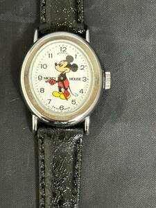 24042810 BRADREY ミッキーマウス 腕時計 手巻き Disney Mickey Mouse ジャンク 