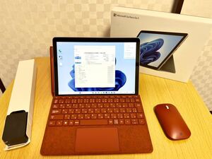 Microsoft Surface Go 3 128GB, 8GB RAM 純正タイプカバー、純正タッチペン、純正マウスセット　マイクロソフト