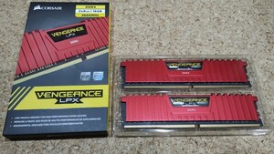 CORSAIR DDR4-2666 8GB×2枚組 VENGEANCE LPX CMK16GX4M2A2666C16R
