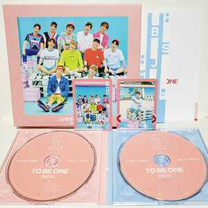 【超貴重!!!】WANNA ONE★TO BE ONE★日本盤 CD＋DVD＋豪華ブックレット 初回限定盤 ジソン トレカ付き★美品 ワナワン カン ダニエル