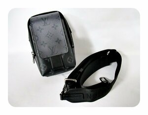 [fns] 美品 LOUIS VUITTON ルイヴィトン モノグラム エクリプス ダブル フォンポーチ M81321