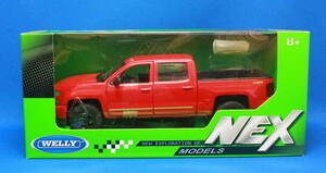 1/24 WELLY Chevrolet Silverado 2017 シボレー・シルバラード ミニカー 新品