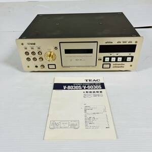 極美品 メンテナンス済みTEAC V-6030S カセットデッキ ティアック 
