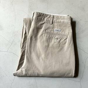 90s USA製 Polo Ralph Lauren ANDREW PANT 36×30 ベージュ 2タック チノパン ポロチノ ラルフローレン ヴィンテージ OLD アメリカ製