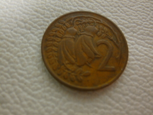 外国銭　ニュージーランドコイン　1974　外国コイン　エリザベス　/44