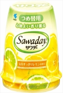 まとめ得 サワデー　つめ替用　気分すっきりレモンの香り 　 小林製薬 　 芳香剤・トイレ用 x [15個] /h