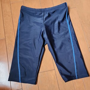 海水パンツ　水着　水泳パンツ　サイズ150　ネイビー　ブルーライン　男児　男の子　スイムウェア　男子 　　