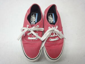 送料無料☆VANS/バンズ◆レディース キャンバス ローカットスニーカー◆24.0ｃｍ◆721278 ＃40615hk646