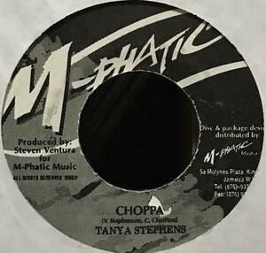 [ 7 / レコード ] Tanya Stephens / Choppa ( Reggae / Dancehall ) M-Phatic ダンスホール レゲエ 