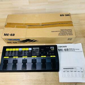 AR32977-100 AC欠品 BOSS ボス ME-6B multi effector マルチ エフェクター BASS ベース LIVE ライブ コンプ リバーブ シンセベース EQ