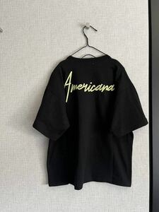 美品○Americana アメリカーナ○半袖　カットソー　プルオーバー Tシャツ　 トップス　アパルトモン AP STUDIO 取扱　日本製　レディース