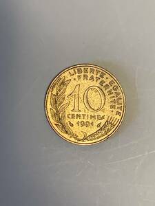 フランスコイン10centime