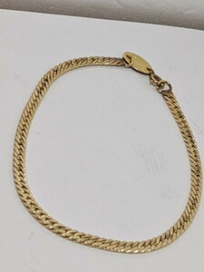 1円スタート【良品/現状品】Dior　ディオール　クリスチャンディオール　ブレスレット　ゴールド　GOLD FIELD 刻印　シンプル