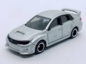 ン1★トミカ ミニカー 2010 スバル インプレッサ WRX STI 4door シルバー ワイドホイール No.7