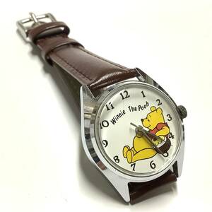 【昭和レトロ・希少ビンテージ、稼働中】SEIKO セイコー ウィニー・ザ・プー くまのプーさん 手巻き 機械式 腕時計 キャラクターウォッチ