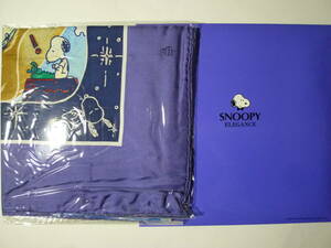 ☆未使用☆ SNOOPY ELEGANCE スヌーピー エレガンス サマー ファンタジー　SILK絹100% 大判スカーフ 約88ｃｍ×88ｃｍ　MADE IN ITALY