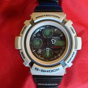 ★即決有★限定 メンインブラック マッドマン G-SHOCK AW-570Z 白色G-SHOCKベゼル搭載 M.I.B アナマッドマン カシオMIB MUDMAN アナログ★