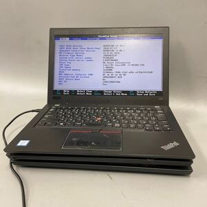 JXJK【ジャンク】 3台セットLENOVO ThinkPad X280 / core i7-8550U 1.80GHz / メモリ：16G / 動作未確認/BIOS確認済