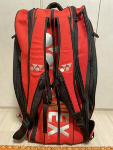 【美品】ラケットバッグ テニス バドミントン ラケット9本収納 ヨネックス YONEX BAG1802N