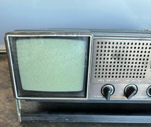 動作品　SONY（ソニー）　テレビ/ラジオ　TV-401　TV-FM/SW/MW　昭和レトロ 