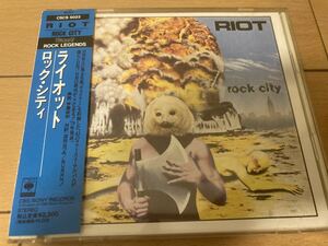 RIOT / Rock City 国内盤 帯付き