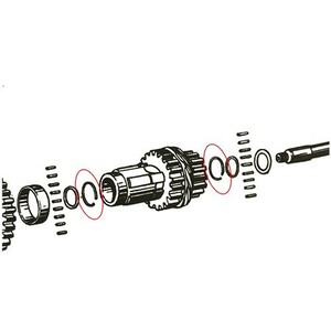 クラスターギア　ベアリングリテーニングリング35920-36　ハーレー ショベル　ビンテージ
