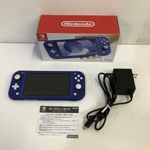 1円スタート! Nintendo switch lite ニンテンドースイッチライト ブルー 初期化済 起動確認済 任天堂 G240513-52