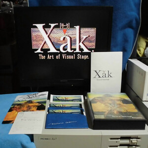 【べじ太】PC98 起動確認 Ｘａｋ The Art of Visual Stage サーク 5インチ ２枚組 マイクロキャビン 箱・説明書有 送料無料