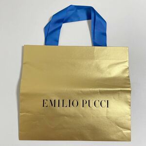 即決☆EMILIO PUCCI エミリオ プッチ 大 紙袋 ショッパー 袋 35×31×15cm