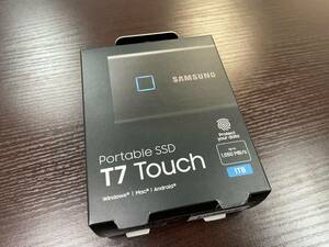 新品・未開封品】 Samsung Portable SSD T7 Touch 1TB ブラック 指紋認証付