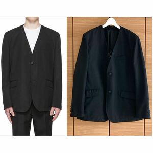 COMME des GARCONS HOMME 22SS ノーカラージャケット コムデギャルソン オム YI CDG PLUS DEUX SHIRT BLACK PLAY eye JUNYA WATANABE MAN