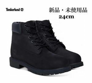 Timberland ティンバーランド 6インチ プレミアムブーツ ブラック レディース 24cm