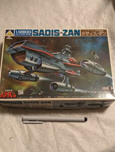 送料込み！アオシマ　1/2600 伝説巨神イデオン より、 バッフ クラン宇宙軍　サディス・ザン　未組立