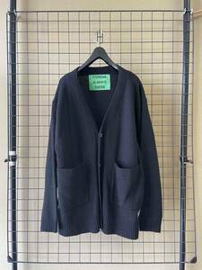 【TTT MSW/ティーモダンストリートウェア】2022AW Standard Knit Cardigan sizeL BLACK スタンダード ニット カーディガン ブラック