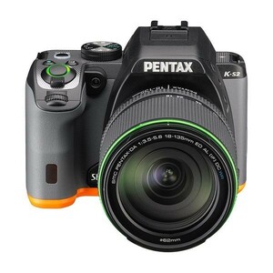 中古 １年保証 美品 PENTAX K-S2 18-135mm WR レンズキット ブラック×オレンジ