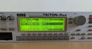 KORG 音源モジュール　シンセサイザー　TRITON-Rack　SCSI搭載　SIMM増設