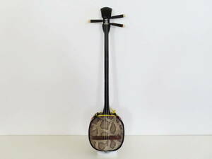 沖縄三線 三味線 パイソン/黒木/ドラゴン刺繍 弦楽器 琉球