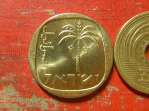 外国・イスラエル／１０アゴロット・アルミニウム青銅貨（1968年）　24050502