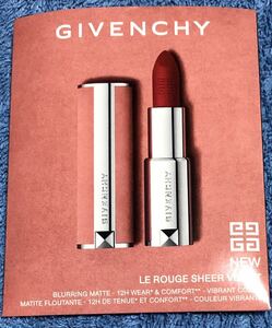 GIVENCHY◆ルージュ・ジバンシイ（シアー・ベルベット他4種0.3g）