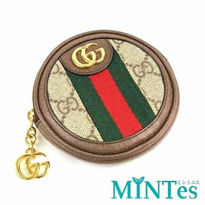 Gucci グッチ オフィディア コインケース 574840 ベージュ PVC レディース 女性 小銭入れ 小物ケース アクセサリー入れ 円形 デイリー