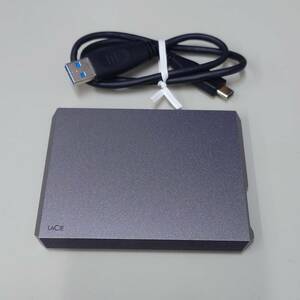 美品 動作品 2020年製 ラシー LaCie 500GB モバイルSSD 外付けHDD USB-C Apple Mac WIN 外付けストレージ 30周年記念モデル