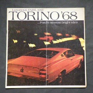 カタログ アメリカ車 フオード　トリノ　フェアレーン500‘68