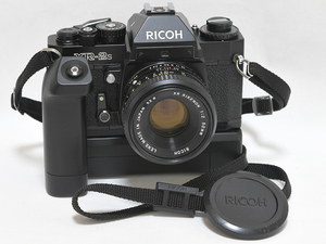 Ricoh リコー 絞り優先AE一眼レフカメラ 「XR-2S」ボディ＆ワインダー＆50㎜F2レンズ1本付セット 動作ジャンク