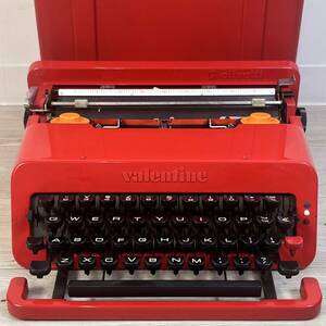 olivetti VALENTINE タイプライター オリベッティ バレンタイン Ettore Sottsass エットーレソットサス メンフィス MoMA 赤バケツ 現状品 