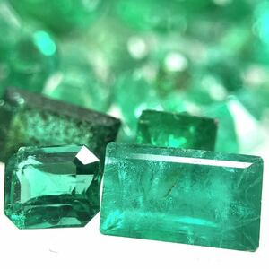 ［天然エメラルドおまとめ］ A 20ct 裸石 宝石 emerald ベリル jewelry ジュエリー beryl DD5 ③