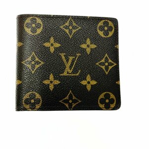 【1円スタート】LOUIS VUITTON ルイ・ヴィトン モノグラム ポルトフォイユ ミュルティプル PVC ブラウン 二つ折り 財布 ジャンク 262561