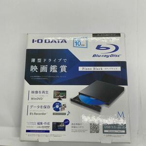 (D281) 動作品　 I.O DATA BRP-UT6SK Portable Blu-ray Drive USB3.0 / BDXL / バスパワー対応