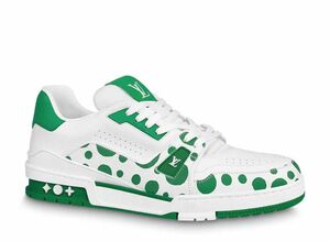 Yayoi Kusama Louis Vuitton Trainer Line Sneaker Infinity Dots "Green" 28.5cm 1AB8KP